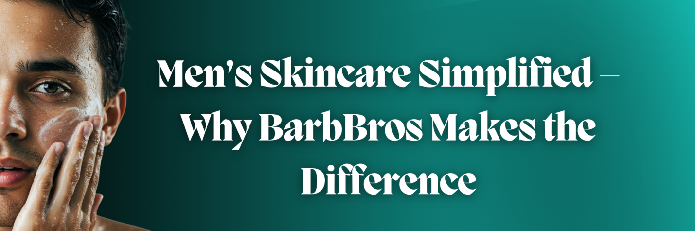 Men’s facial treatment at BarbBros Gents Salon in Dubai