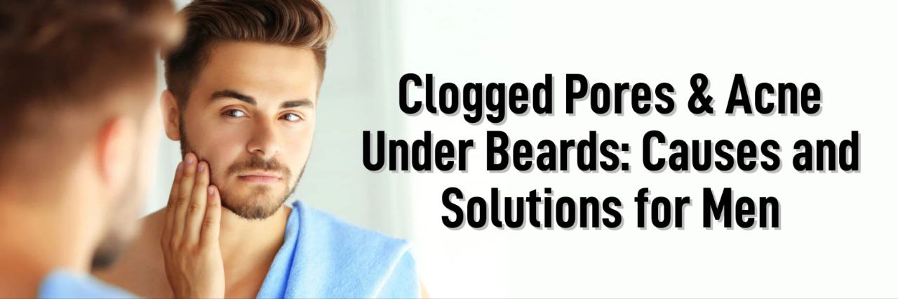 Man with clean and healthy beard at BarbBros Dubailand