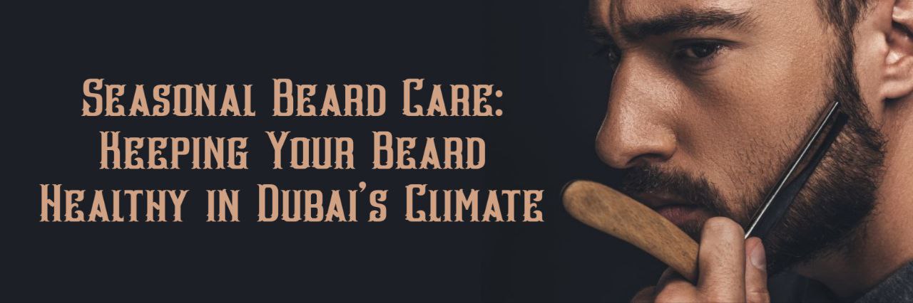 Professional beard trim at BarbBros Gents Salon Dubailand